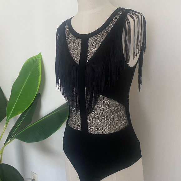 Festival Fringe and Lace Bodysuit - Picture 8 of 9